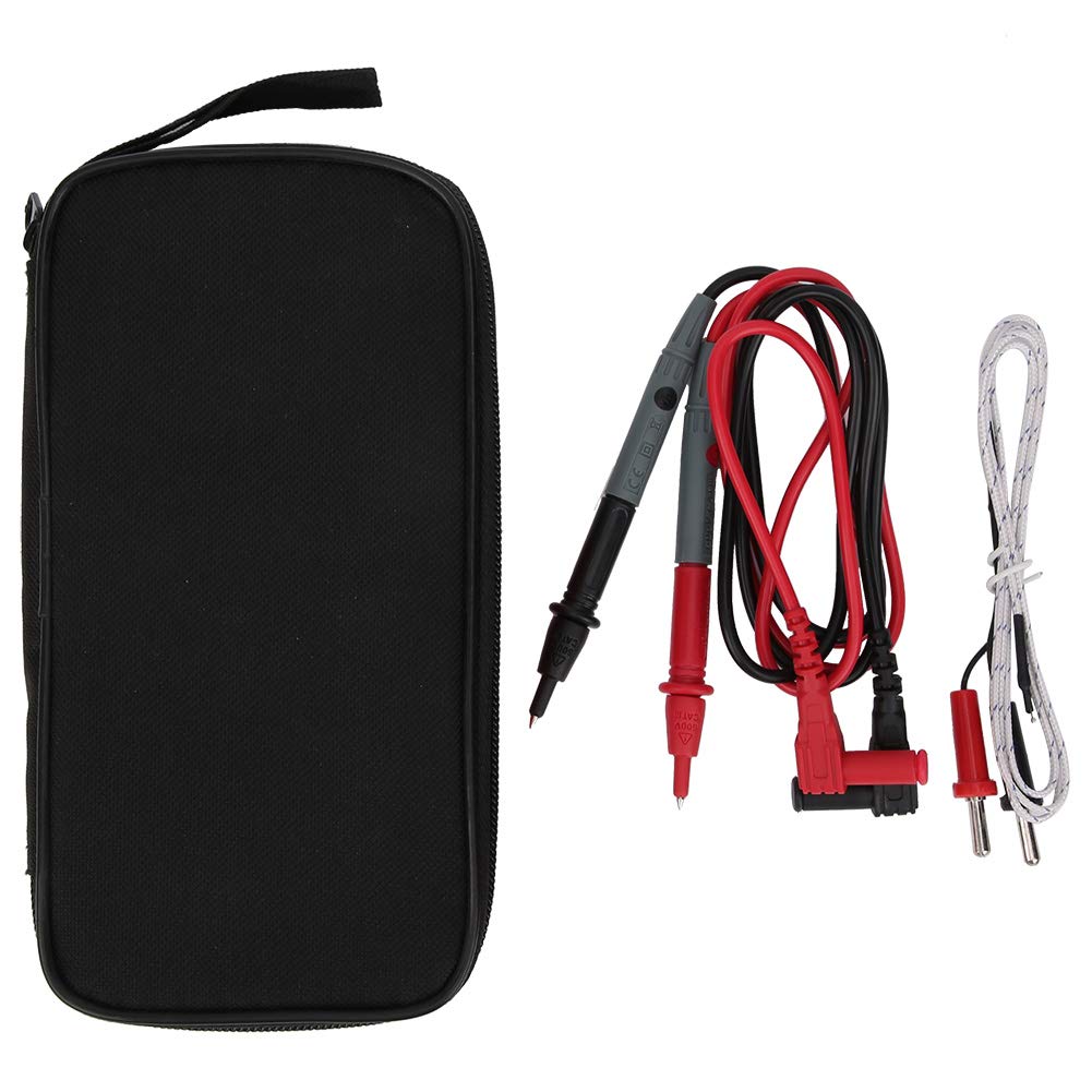 Multimetro Digitale a Pinza AC DC Accurato con Display LCD Auto-Range per Elettricisti Professionisti Tester Tensione Vero RMS HT206B