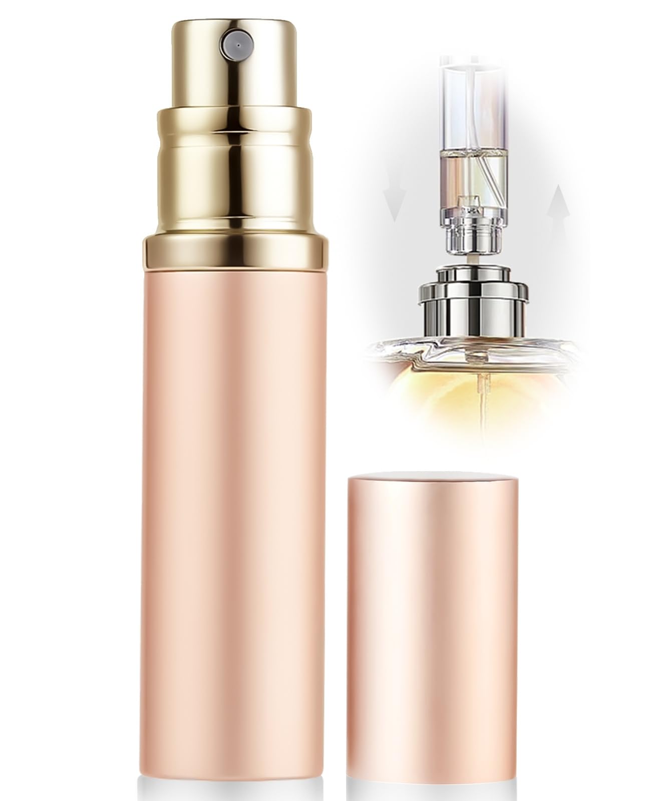 ASADAYS Mini Parfümzerstäuber Reiseflasche - 10 Ml, Auslaufsicher, Mit Tropfer, Für Unterwegs
