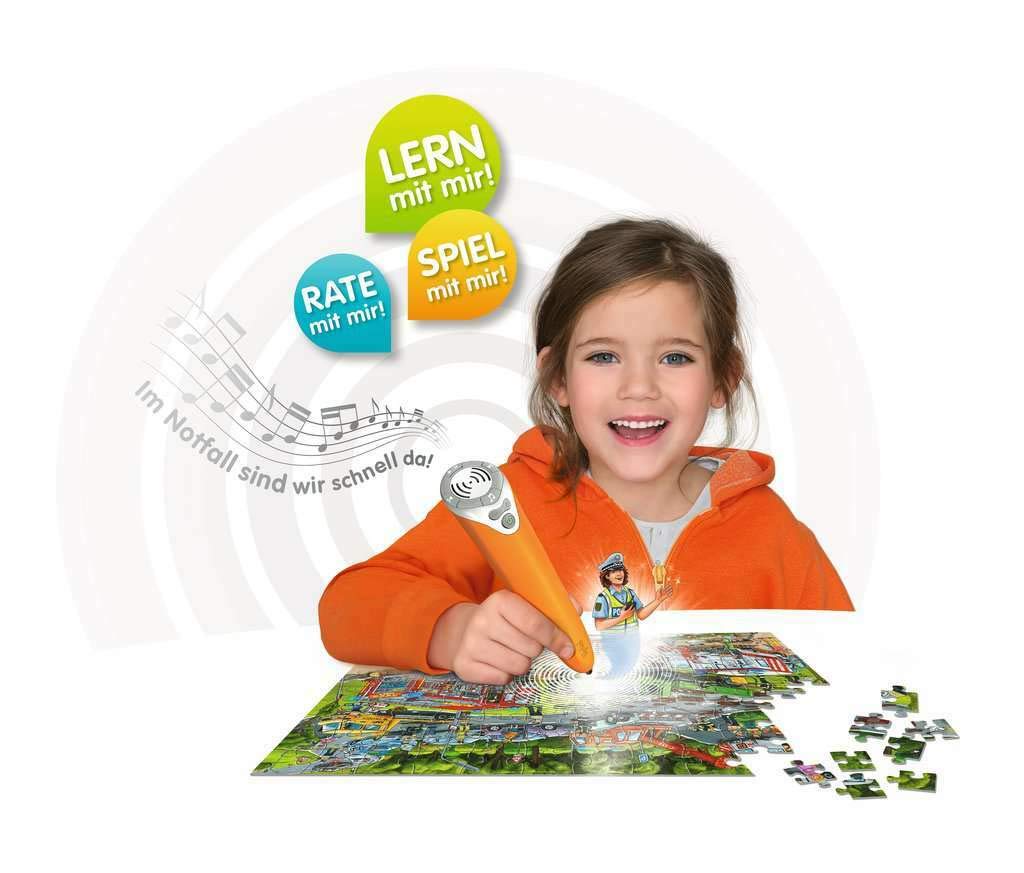 Ravensburger tiptoi 00554 - Puzzle: Im Einsatz, 100 Teile
