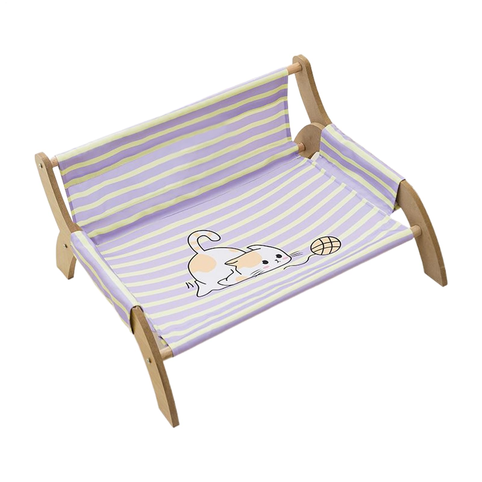 Poltrona per Animali da Compagnia,Rilassante Leggera con Strisce | Decorative - Prodotti per il Sonno dei | Riposo, Sonno, Vita in Appartamento, Famiglie con Più Gatti, Uso all'Aperto