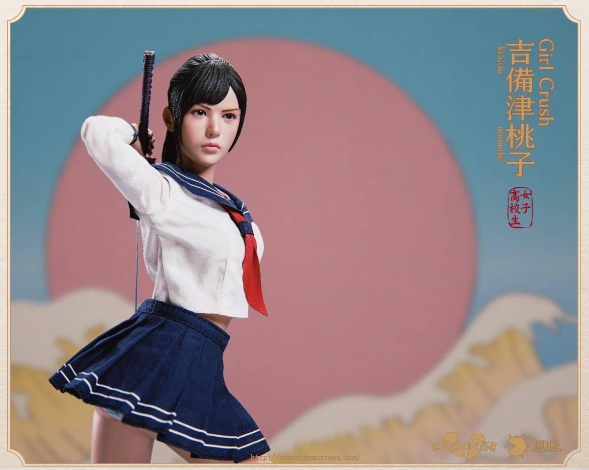 Amazon.co.jp: Asmus Toys 1/6 爆裂ガール 第2弾 吉備津桃子 桃太郎 