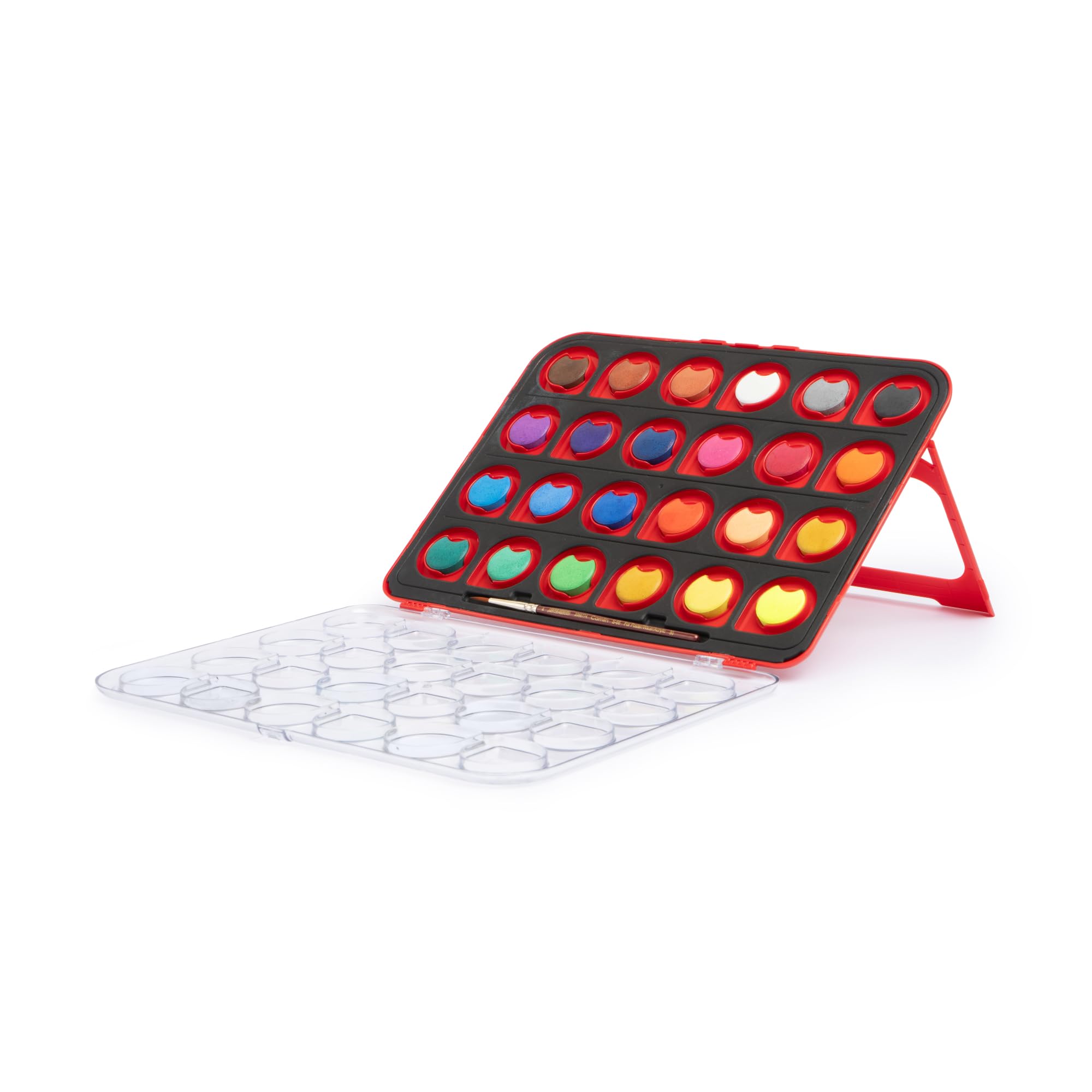 Camel ColorPad Watercolor Cake with Paint Brush | 24 Shade Set | Vibrant Colors | Portable Design for Outdoor Art & Competitions | Ideal for Students-picture-10