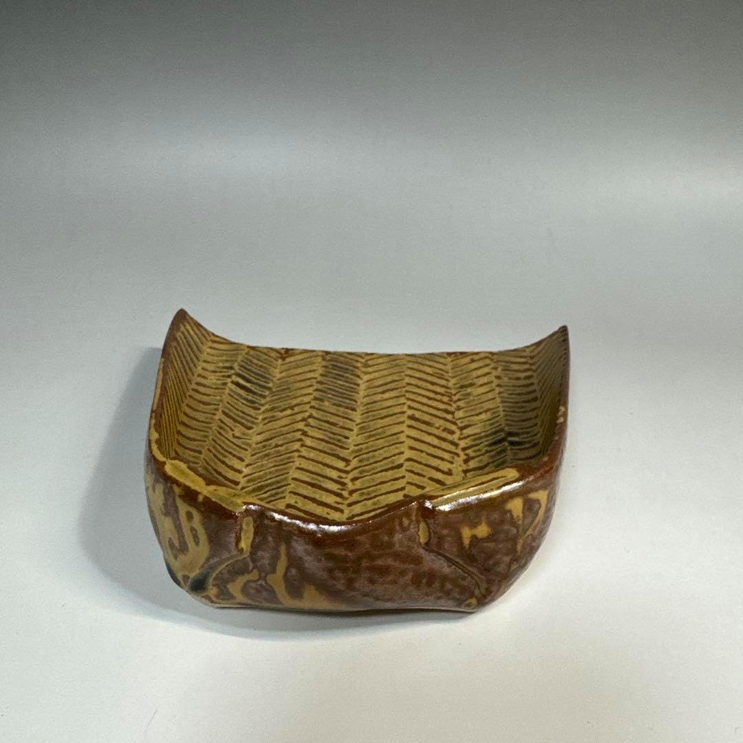 茶道具 懐石道具 箕向付 五客 太古窯 今井雄基 造 向付 ※