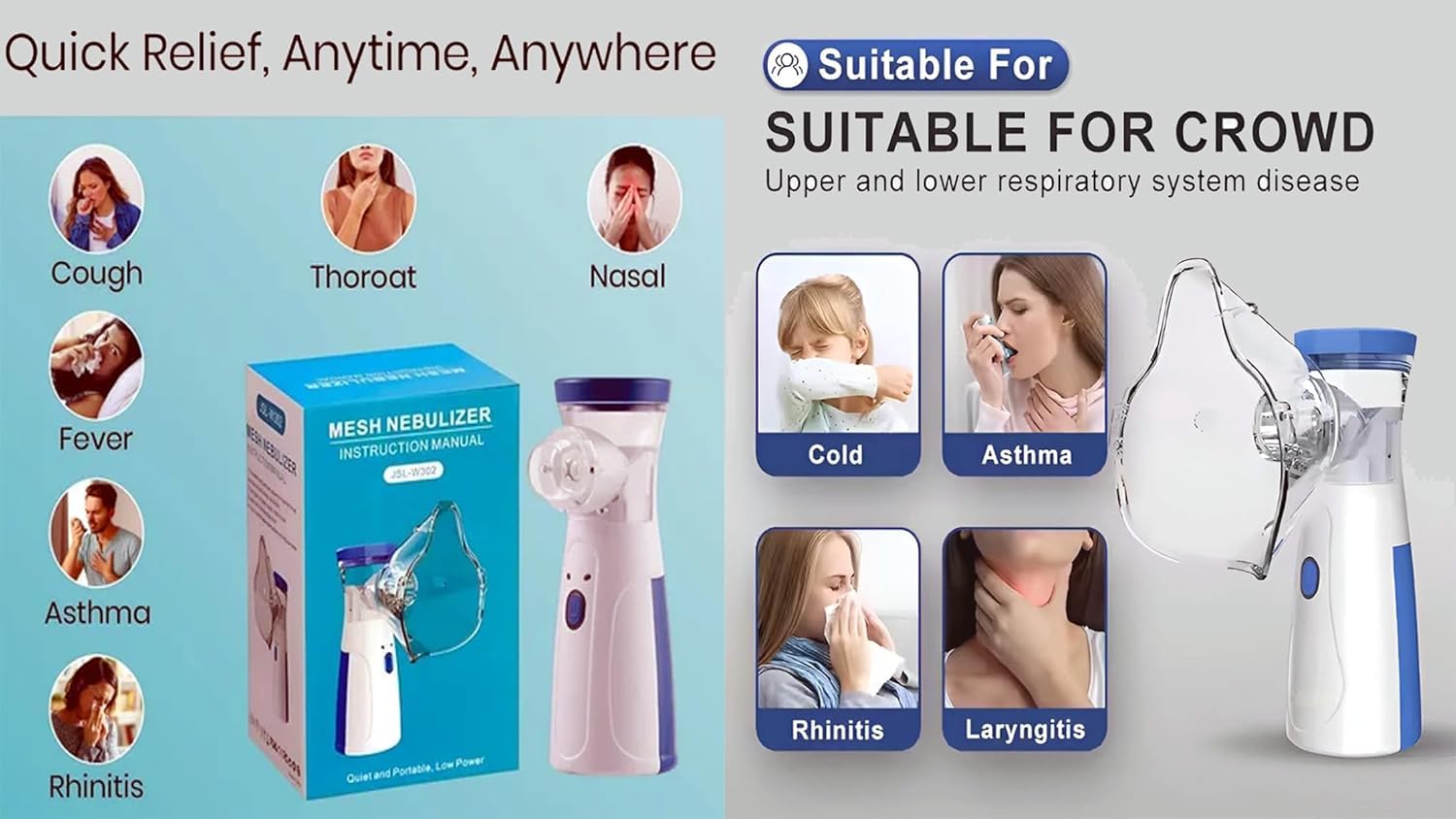 Sky heaven rechargeable mini Aries nebulizer for respiratory problems. Handheld and portable, perfect for travel and convenient home use for adults and children. Sky heaven rechargeable mini Aries nebulizer for respiratory problems. Handheld and portable, perfect for travel and convenient home use for adults and children.