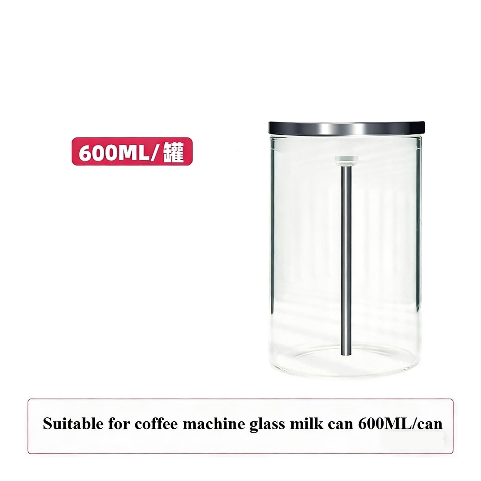 Latte Di Vetro Può,Compatibile Con Dr.coffee H2 Coffee Machine Machine