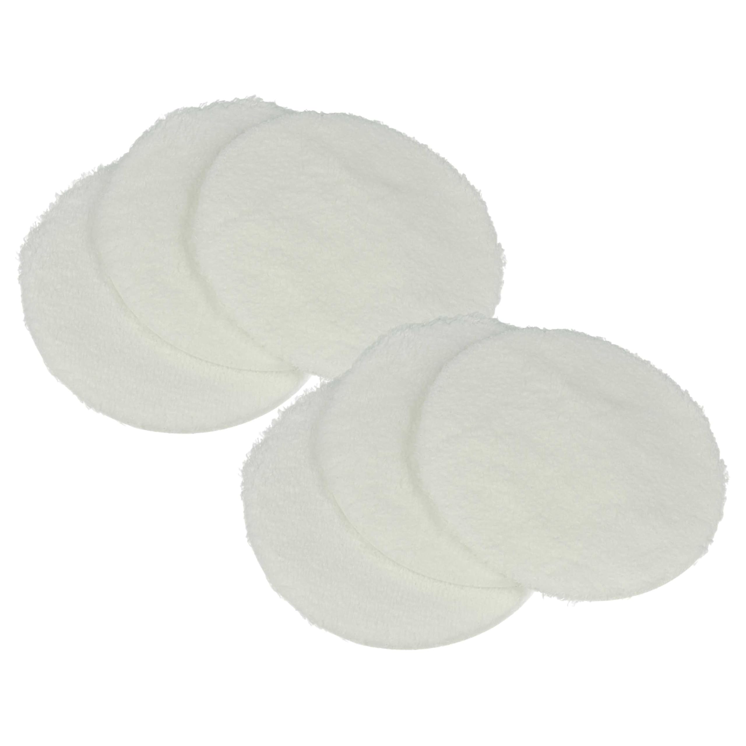 vhbw 6x Polishing Pad compatible with Kärcher FP 202, PST 1000, FP 303, FP 222 Floor Polisher - Buffing Wheel Set for Parquet White