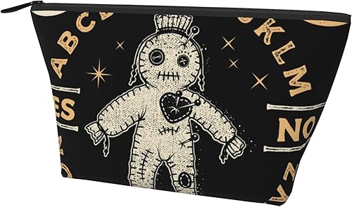 Miniatura 2 de SWEET TANG Bolsas de aseo para mujer, multiusos, bolsa de papelería, bolsa de aseo de moda, Ouija - Juego de mesa con muñeca de vudú