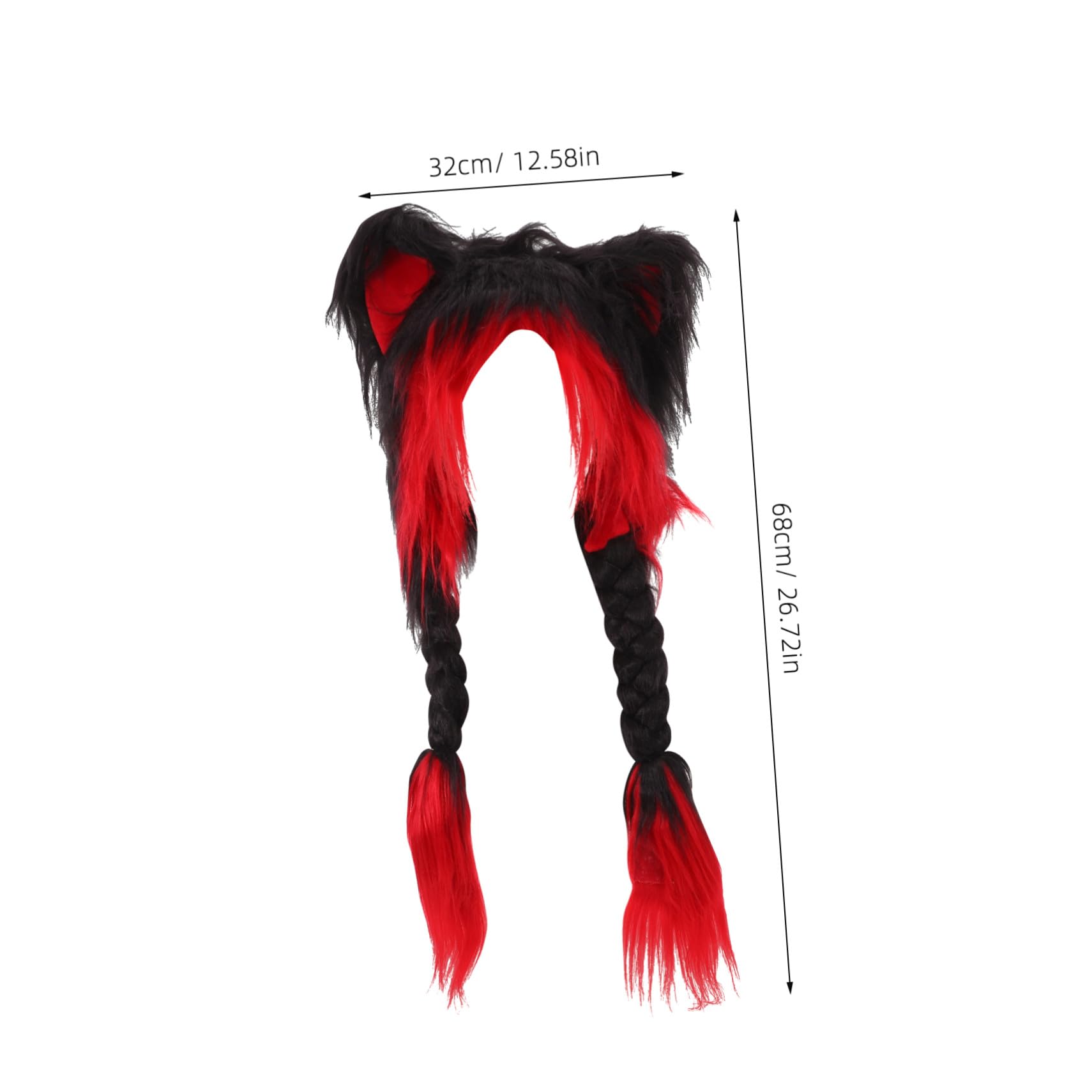 Didiseaon Gorro Peludo con Orejas de Gato Cálido y para Mujer Gorro de Peluche para Otoño Invierno para Cosplay Fiestas de Halloween y Protección Auricular