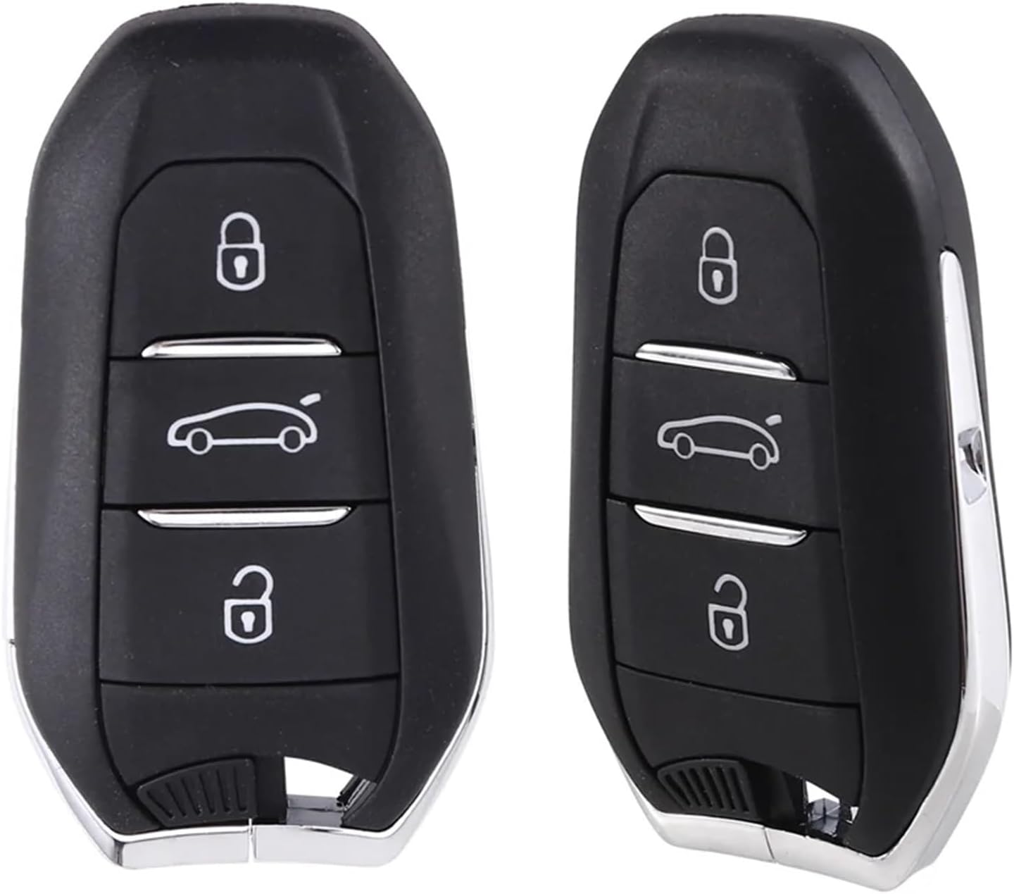 Car Key Smart 2PCS 433Mhz 307 308 3008 508 5008 Compatible with Citroen C3 C4 Opel HU83 4A Chip