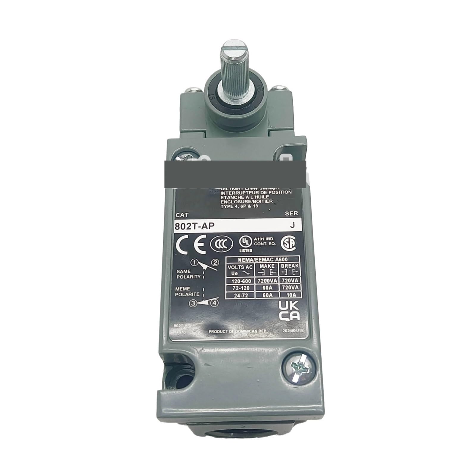 NACODLUL 802T-AP Plug-In Limit Switch