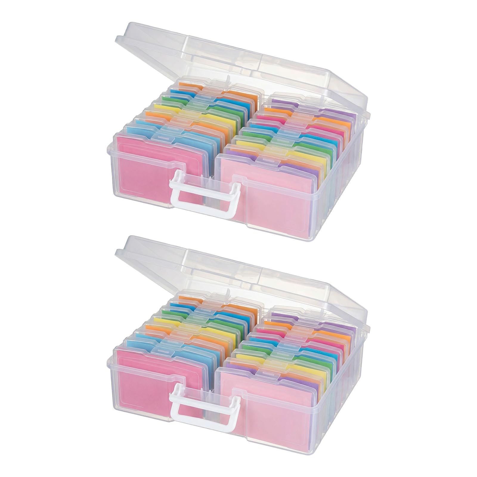 novelinks Photo Storage Box and 16 Inner 4" x 6" Photo Storage Containers