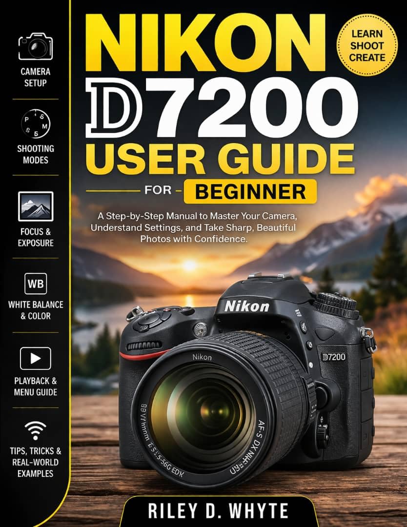 Livre Nikon D7200 pas à pas : guide illustré pour maîtriser les menus
