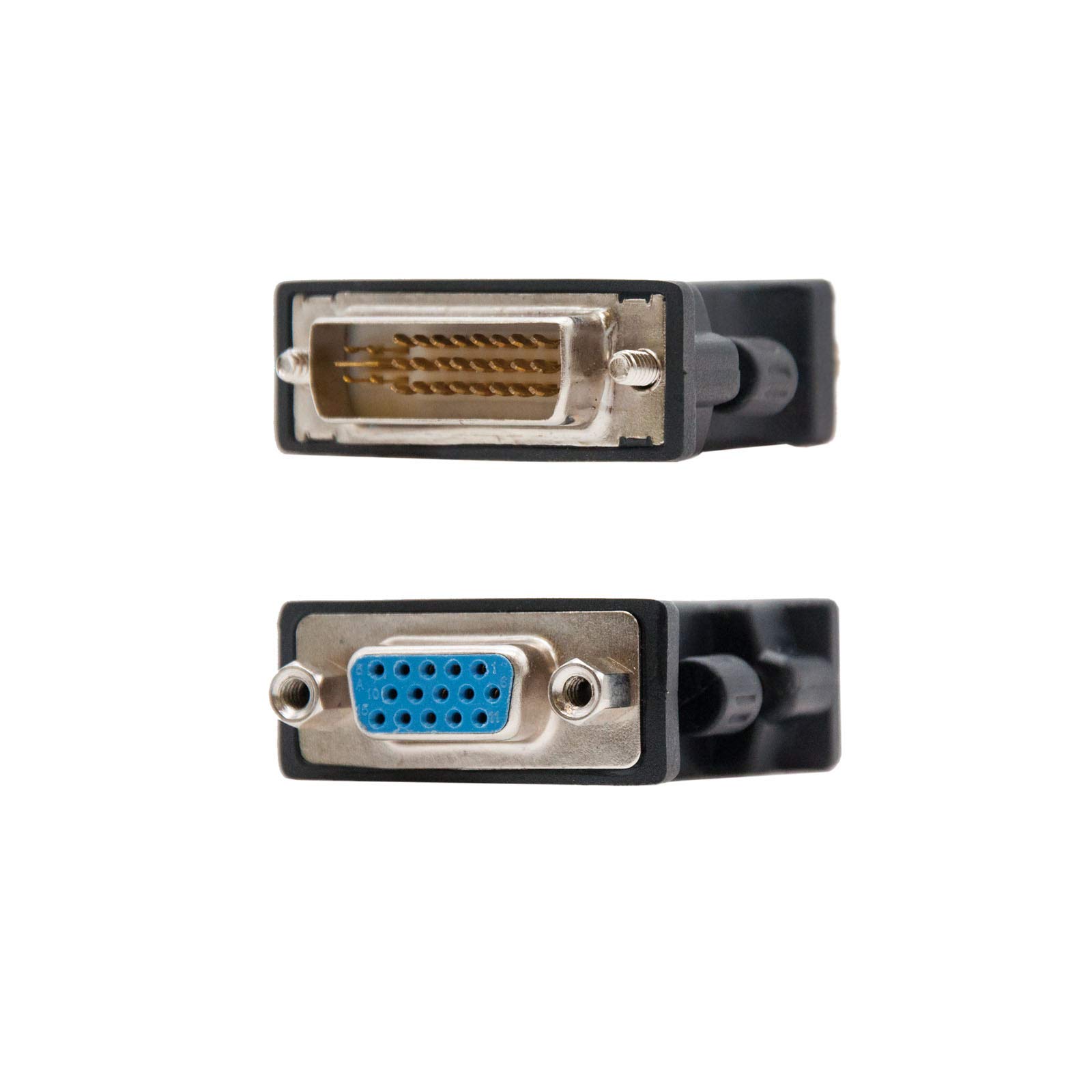 Nanocable 10.15.0704 - adapter DVI do SVGA, męski-żeński, 24+5/M-HDB15/H, czarny