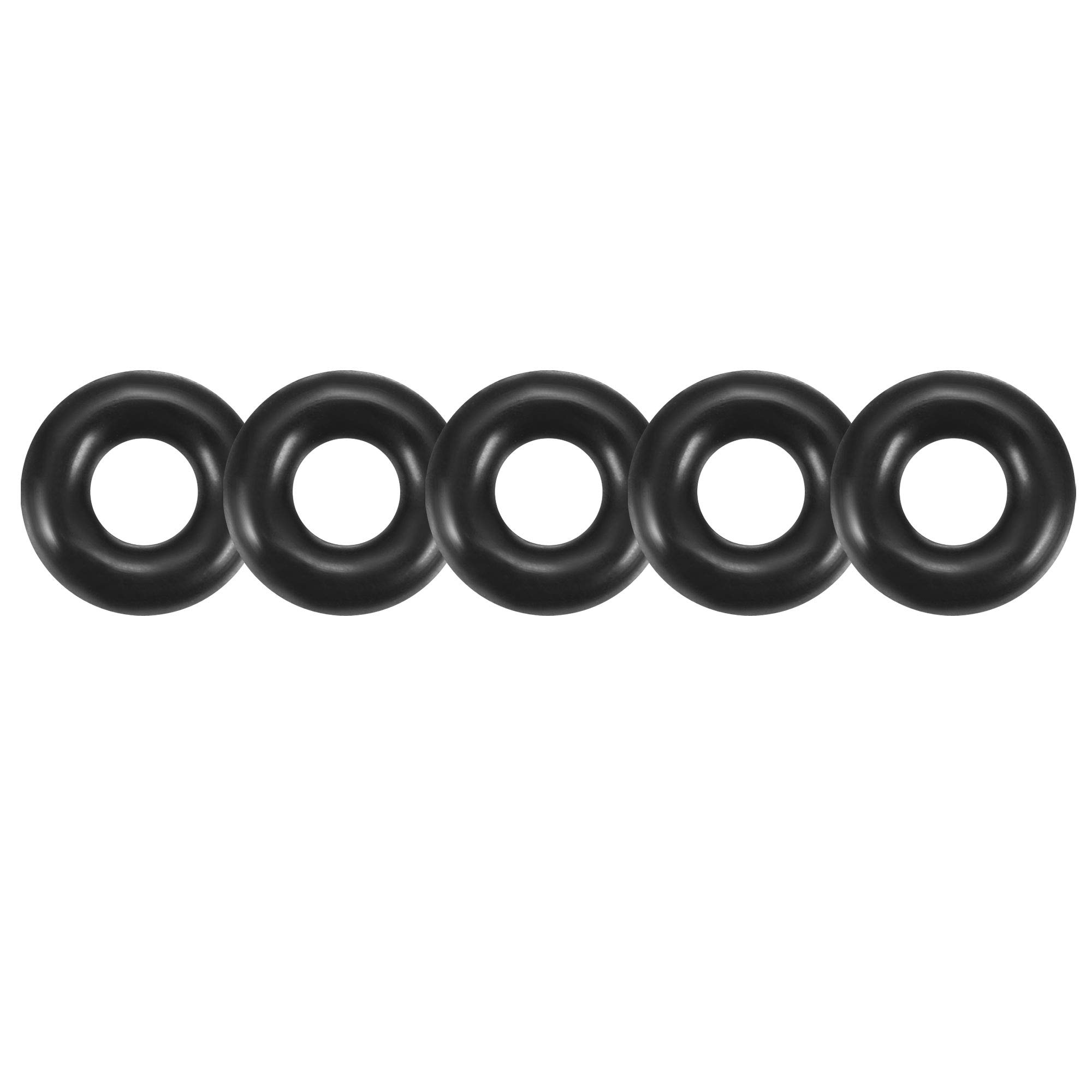 Uxcell Sourcingmap Nitrile Rubber O-Rings 6.5Mm Od 2.7Mm Id 1.9Mm Width, Metric Nitrile Rubber Sealing Gasket, Pack Of 50