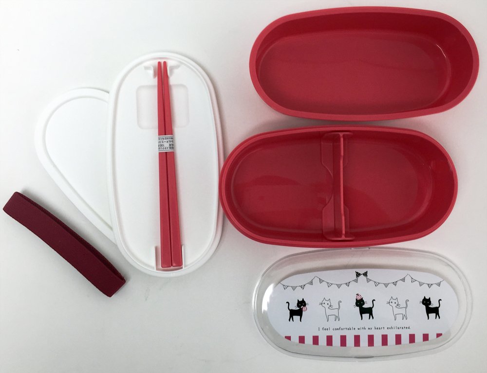 Amazon｜Pleasure Cat 2段ランチボックス 72491｜弁当箱