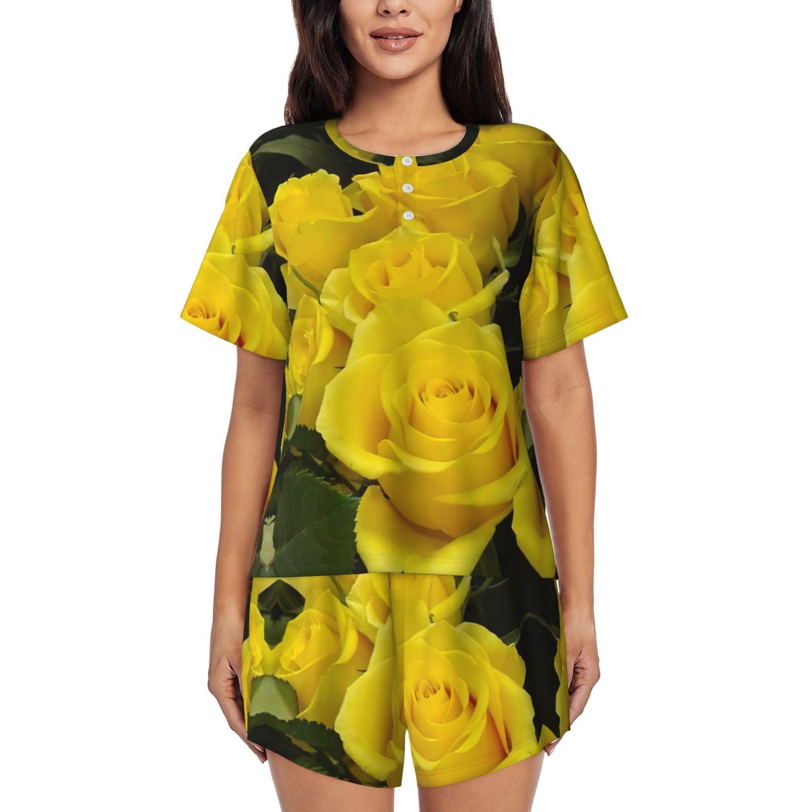 EdWal imprimé roses jaunes la solution contre les tenues ternes - 8