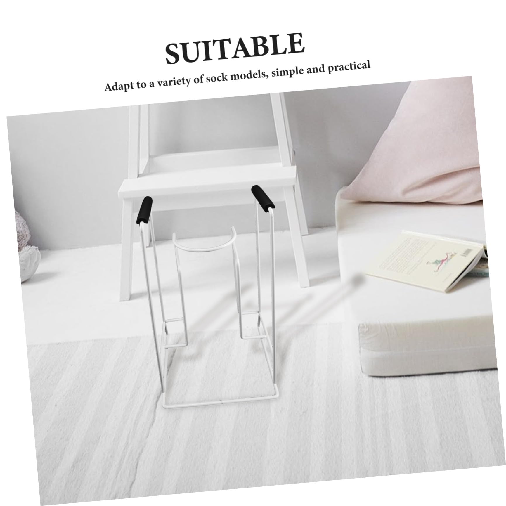 Healeved Ausilio per Indossare Calze per Anziani senza Piegarsi Dispositivo per Calze Elastiche e Compressione Pratico e Leggero per Uso Quotidiano