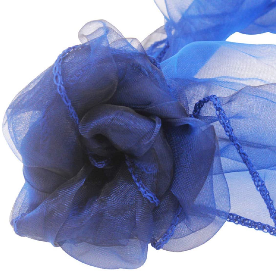 100 Stück Bänder aus Organza, Stuhlhusse, Schleifen, für Hochzeit, Dekoration, Zeremonie, Party, Event, Geburtstag, 17 x 275 cm, Marineblau