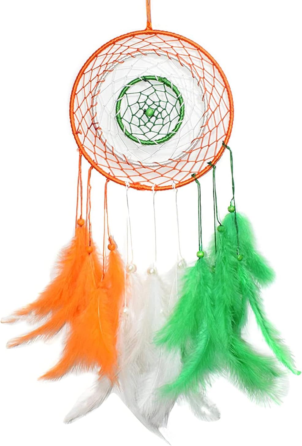 Asian Hobby Crafts Dream Catcher Wall Hanging - Tiranga (40x17cm)