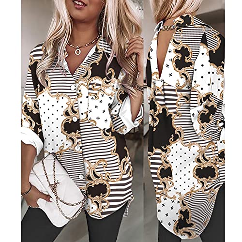AMhomely Women Shirts and Blouses Sale,Ladies Printed Long Sleeve Slimming Cardigan Chain Decor Zipper Cutout Tops Pullover Tops Office UK Size Shipping 5-7 Days Gray steampunk buy now online AMhomely Women Shirts and Blouses Sale,Ladies Printed Long Sleeve Slimming Cardigan Chain Decor Zipper Cutout Tops Pullover Tops Office UK Size Shipping 5-7 Days Gray steampunk buy now online