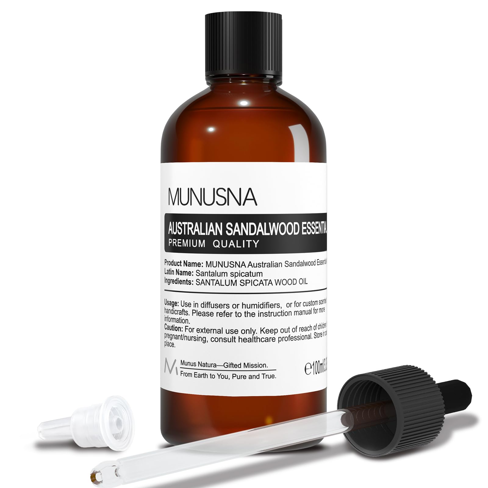 Australian Sandalwood Essential Oil for Hair Skin Care, Diffuser