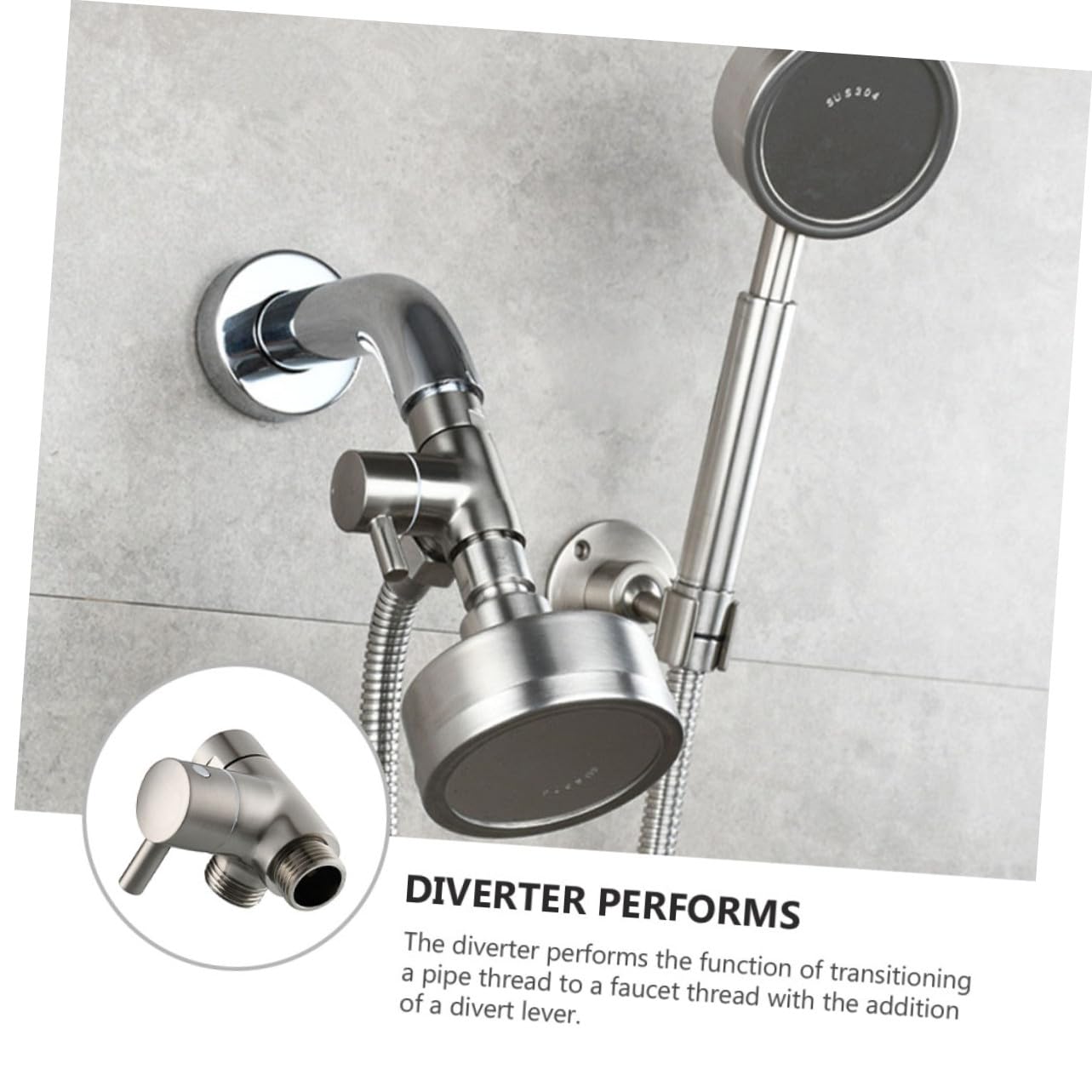 Adaptador de válvula de interruptor de cabezal de ducha de cobre, conector resistente a la corrosión para grifos de cocina y baño, fácil instalación, accesorio de ducha de mano