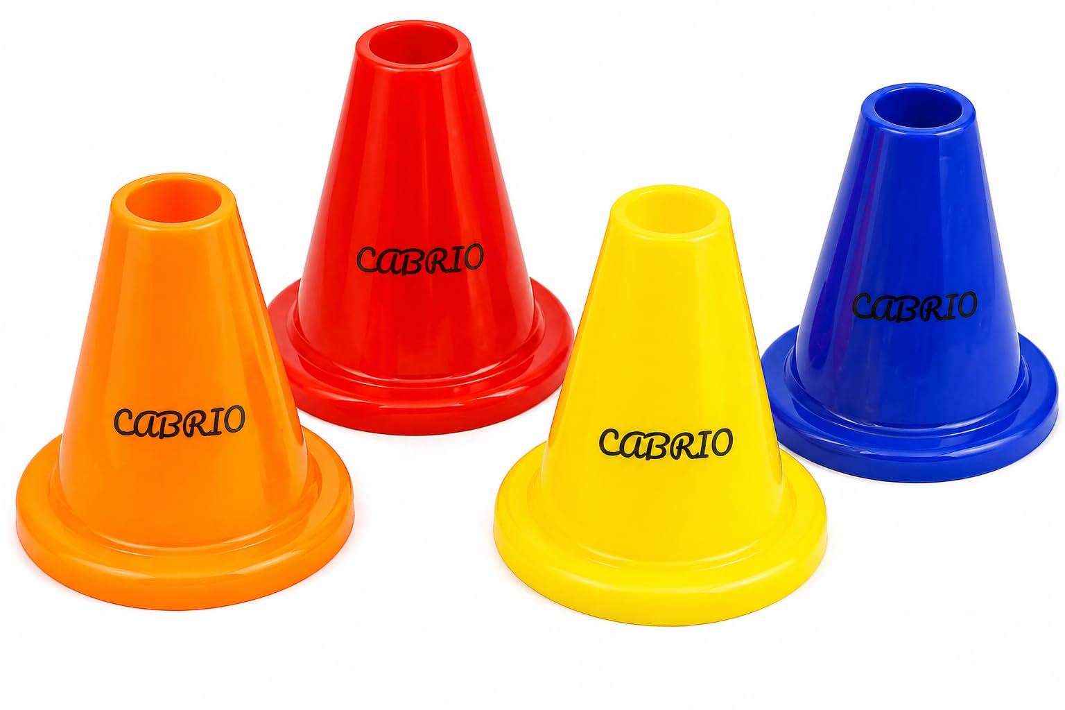CABRIO Rubber Cricket Batting Cone Tee, Multicolour, Set of 4 for Cricket practices-image-43