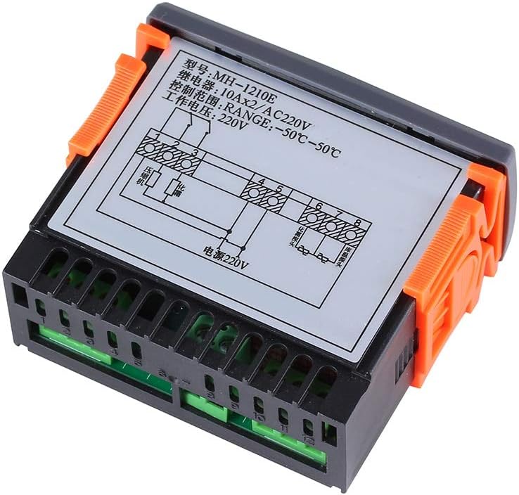 Ac220v Digital Refrigerator Temperature Controller Freezer Refrigeration Defrost Thermostat With Alarm Function