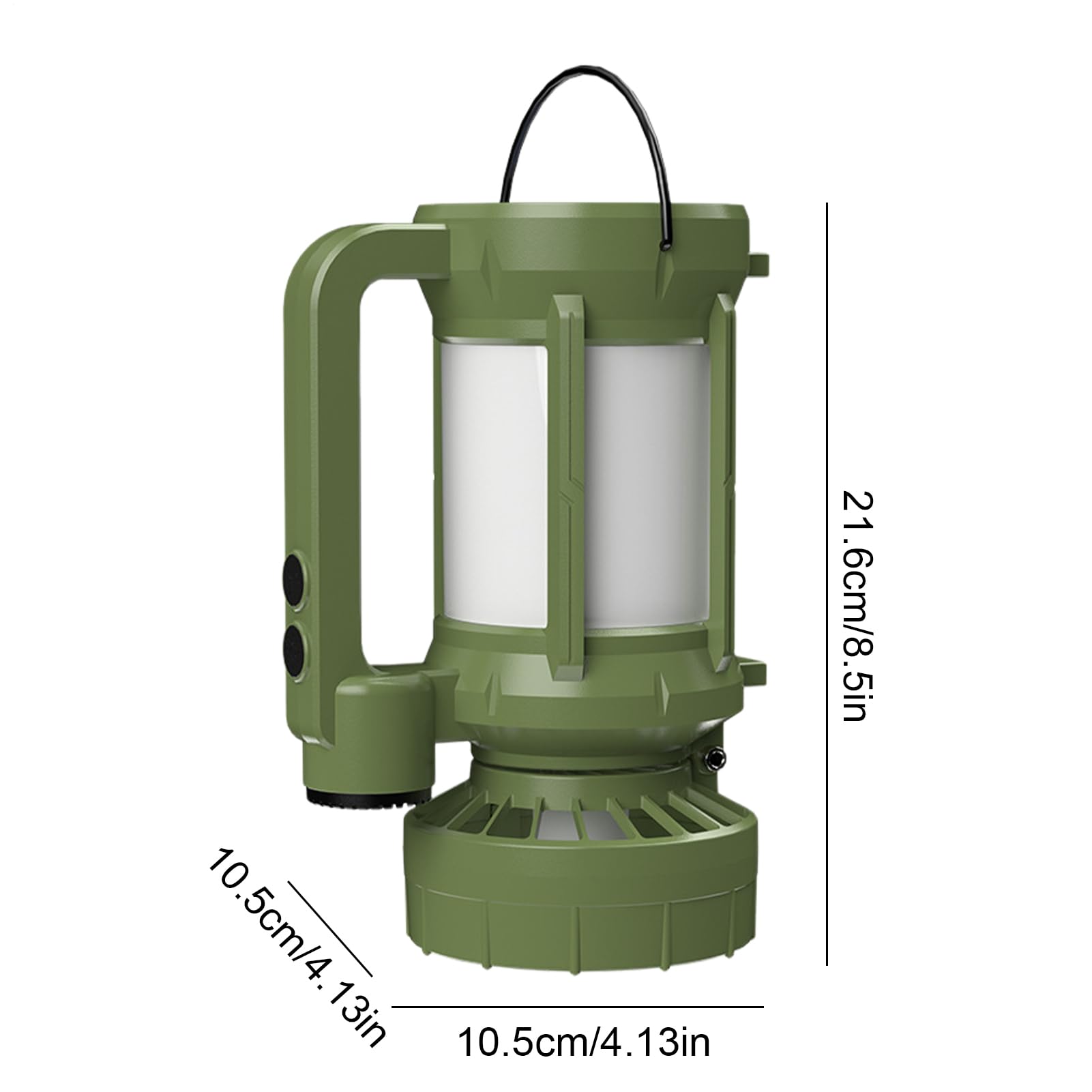 Lampa Obozowa LED Przenośna solarna latarka lampa ładowalna | Latarka LED z Wentylatorem Na zewnątrz wewnątrz dom ogród patio podróż wędrówki wędkarstwo piknik