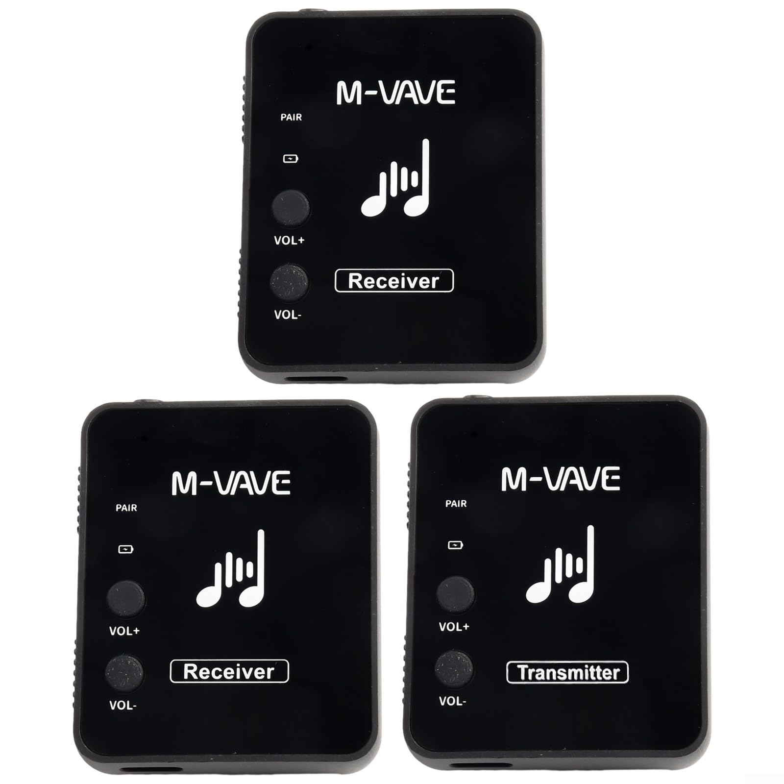 Digital Wireless Earphone Transmitter Receiver 30m(1 tran 2 receivers)