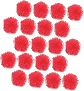 ULDIGI 20 Pçs Botões Botões De Roupas Botões Decorativos Para Casacos Botões De Roupas Criativas Botões Requintados Botões Práticos De Plástico Acrílico Xiaoxiangfeng Vermelho