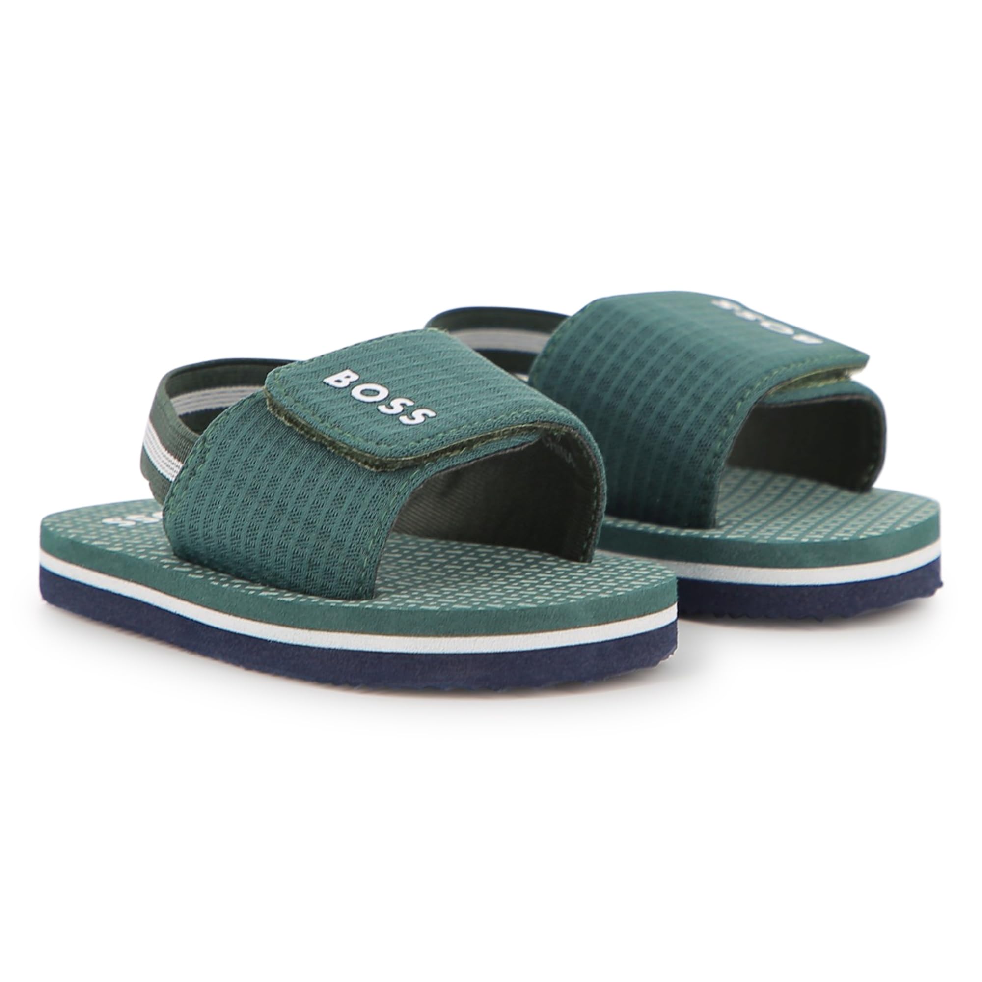 BOSS Aqua Slides Baby Boys, Grey
