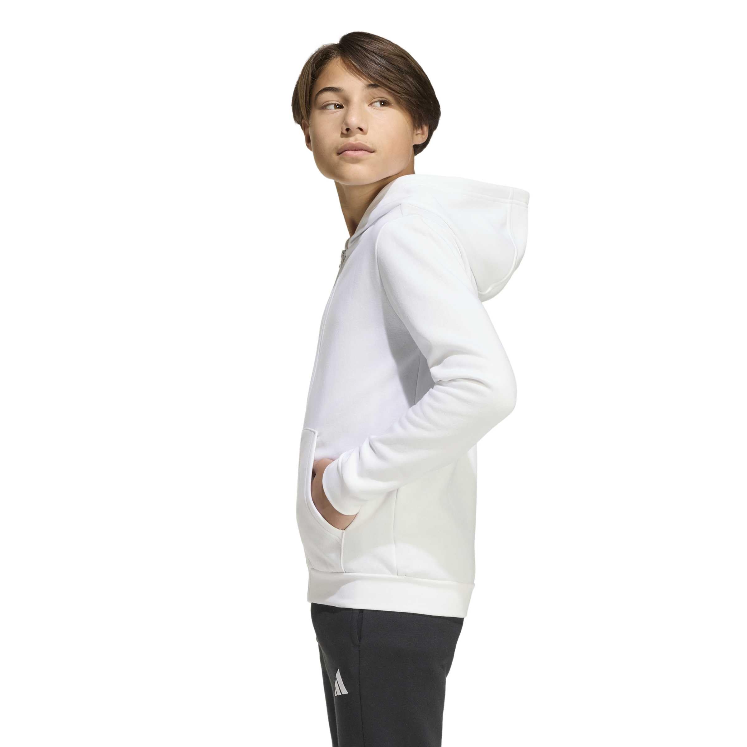adidas Kids Felpa con Cappuccio Entrada26 Full Zip