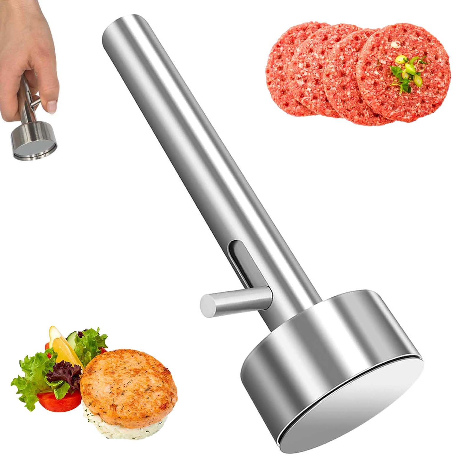 Porzionatore di Falafel, 4 cm Sagomatore in Acciaio Inox, Strumento No Appiccicoso, Riutilizzabile per Polpette, per Cucina di Casa e Ristorante