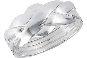 .925 Sterling Silver Puzzle Rings: A Unique and Elegant Accessory for Women