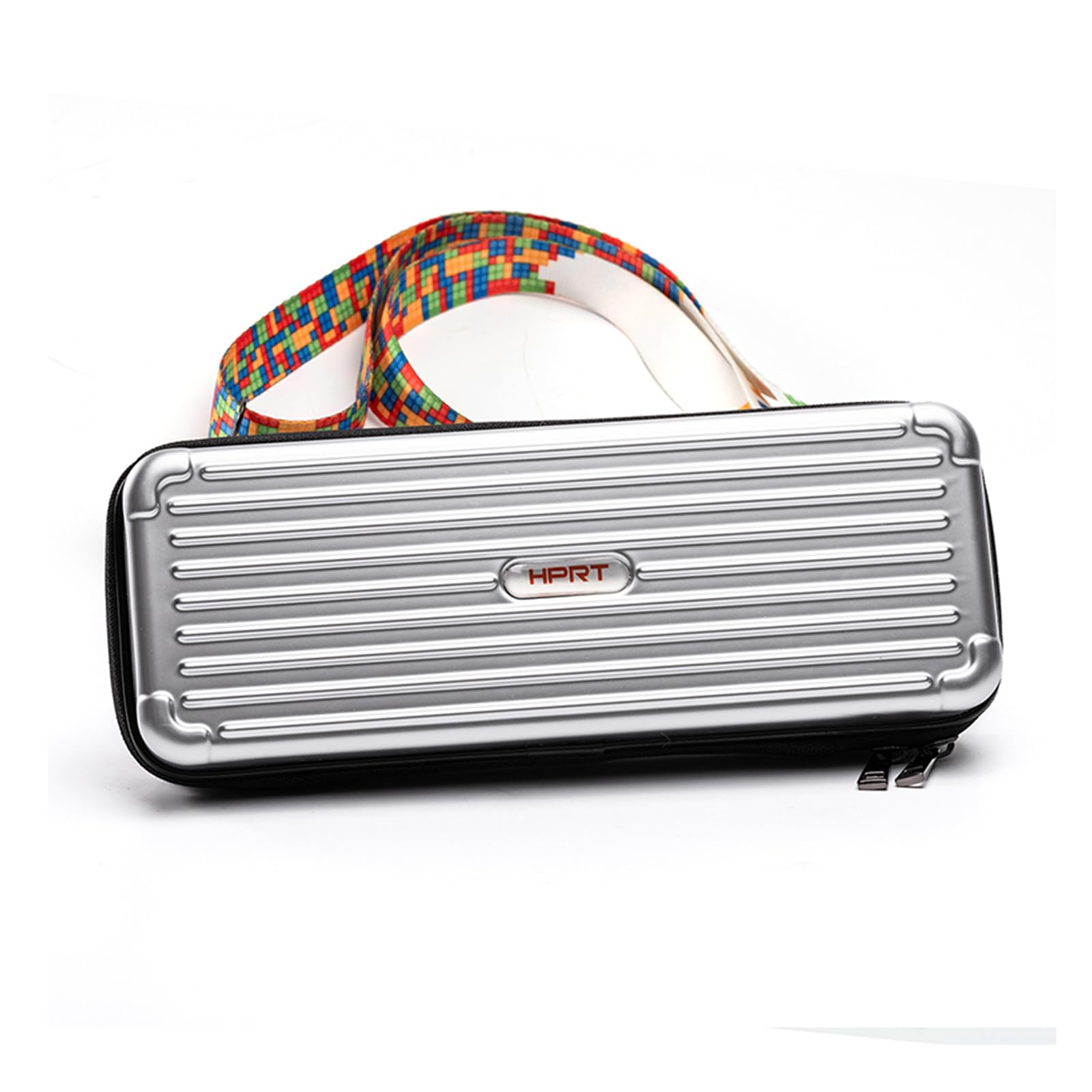 PRT Portable Carrying Case Compatible MT610/MT610 Pro Portable Thermal Printer, Silver