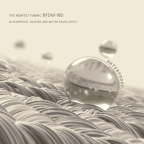 Miniatura 4 de BALCONY & FALCON Juego de 6 manteles individuales de tela de lino sintético, lavables, impermeables, resistentes a las arrugas, para comedor,