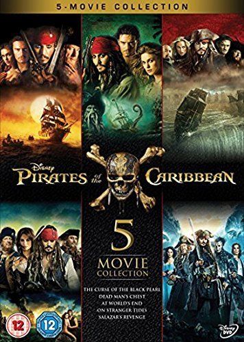 Pirates Of The Caribbean 1-5 Boxset (5 Dvd)