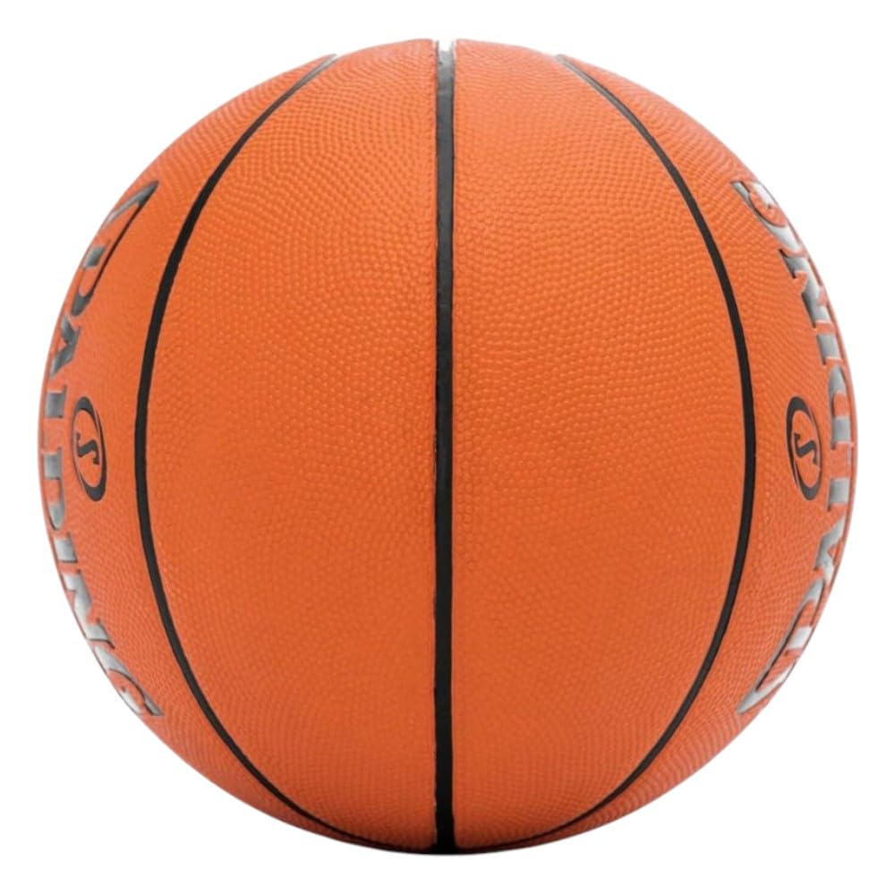 Ballon De Basket McDavid Taille 5 – Composite Premium, Adhérence Renforcée, Technologie NeverFlat, Orange Unisexe