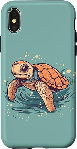 Miniatura 7 de Funda para iPhone SE (2020)  7  8 Cute Kawaii Sea Turtle in the Ocean