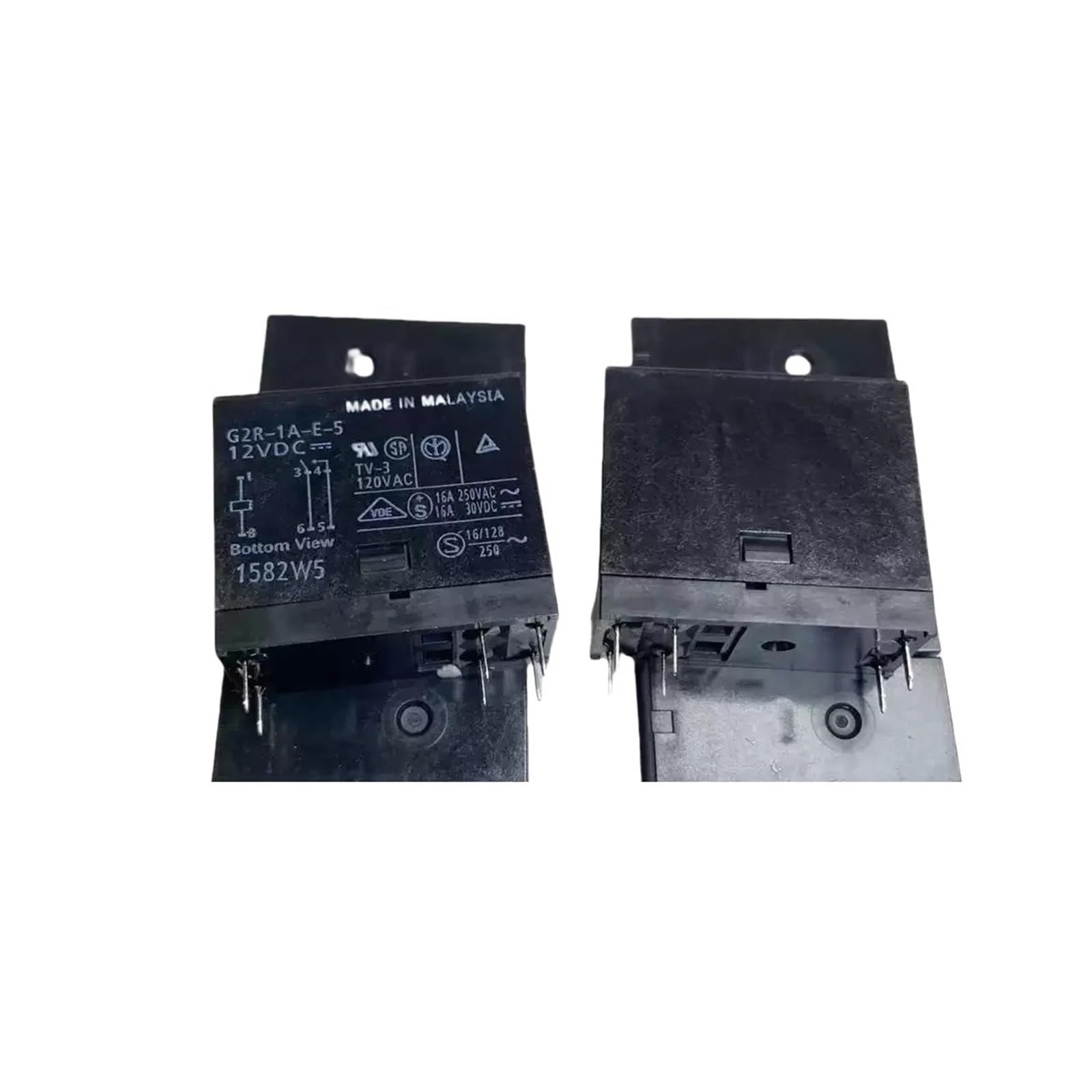 AARTERZZA 5PCS 12V Relay G2R-1A-E-5 G2R 1A E-5 G2R1AE5 12VDC 16A 6PIN JQX-14FW-012-HS