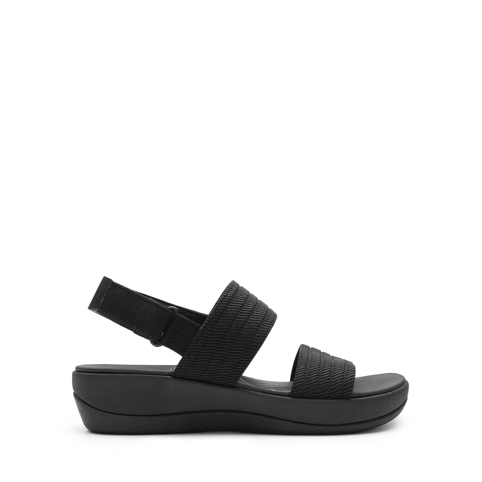 DREAM PAIRS Damskie sandały do chodzenia, lekka, miękka wkładka, niski klin, wygodne, do wewnątrz, na zewnątrz, płaskie sandały