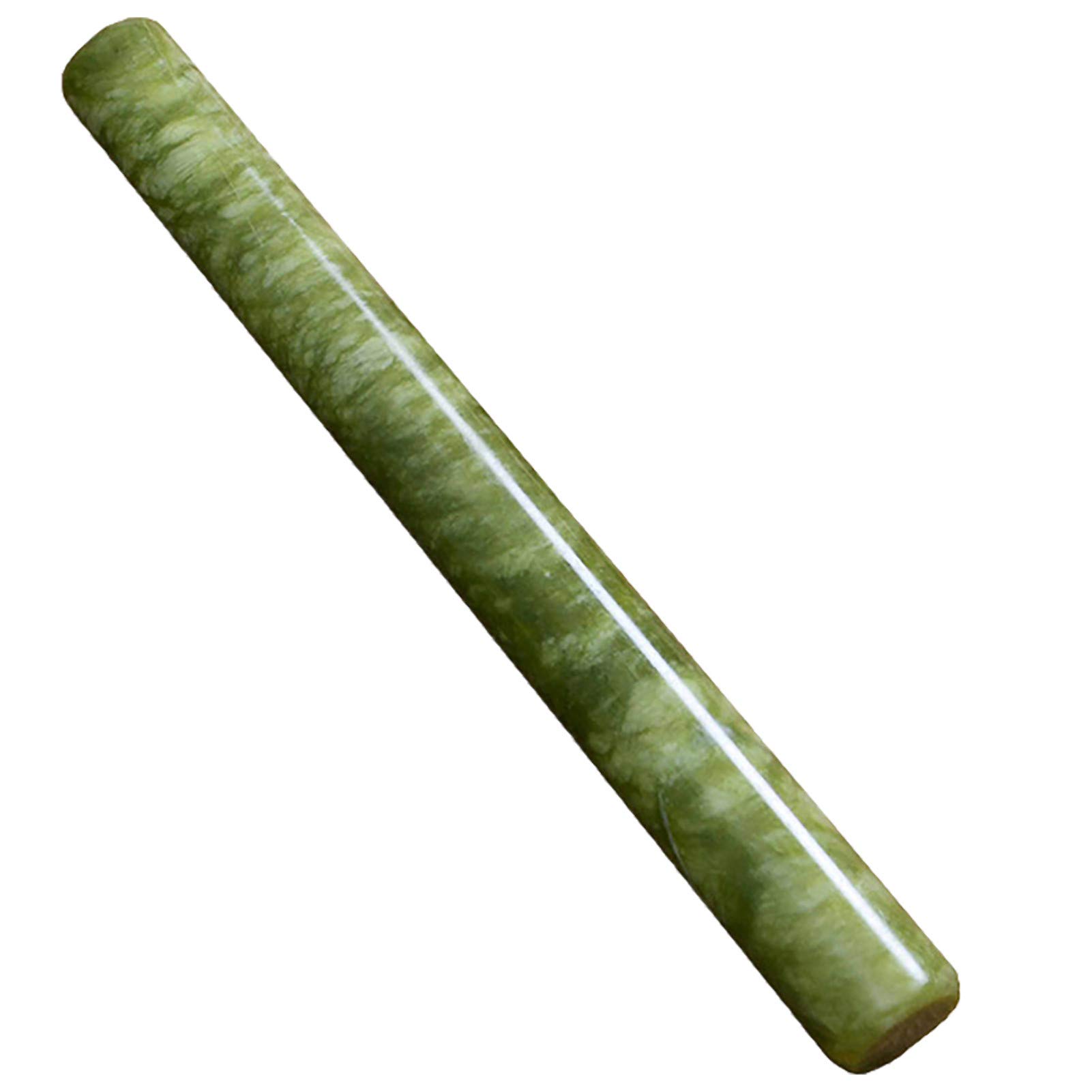 40Cm Antiadherente Rodillos De Amasar De Pasta Profesional Rolling Pin De Jade para Panadero Pastelería Galletas Pizza,3,5 Cm De Diámetro, Ahorre Esfuerzo,Aptas para El Lavavajillas