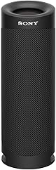 ソニー(SONY) ワイヤレスポータブルスピーカー SRS-XB23 : 防水/防塵/防錆/Bluetooth/PCスピーカーにも /2台つなげてステレオペア可能/ 重低音モデル/マイク付き/ 最大12時間連続再生 2020年モデル / ブラック SRS-XB23 B