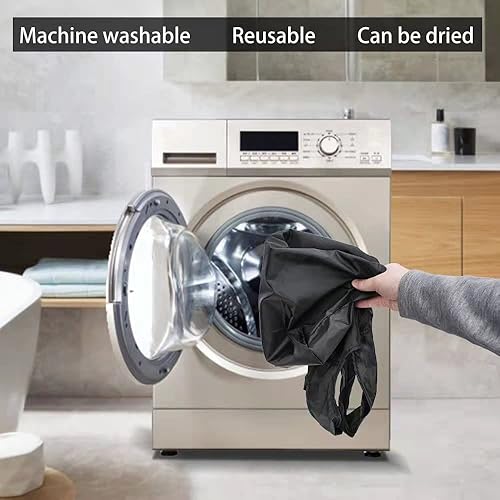 Miniatura 8 de 20 Pack Large Kitchen Reusable Shopping Bags with Handles Bulk Aricsen Foldable Grocery Bags Heavy Duty Machine Washable for Pocket Lightweight