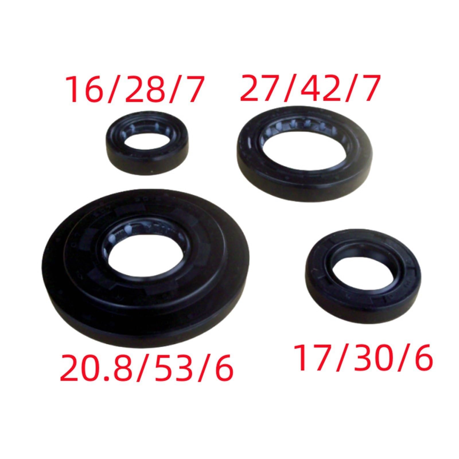 Guarnizioni motore per moto Kit guarnizioni per moto adatto per carter motore scooter Honda Sundiro Wuyang WH100T SCR100 GCC100 LEAD 100 NH100 guarnizioni sfiato Motore(Seal Kit)