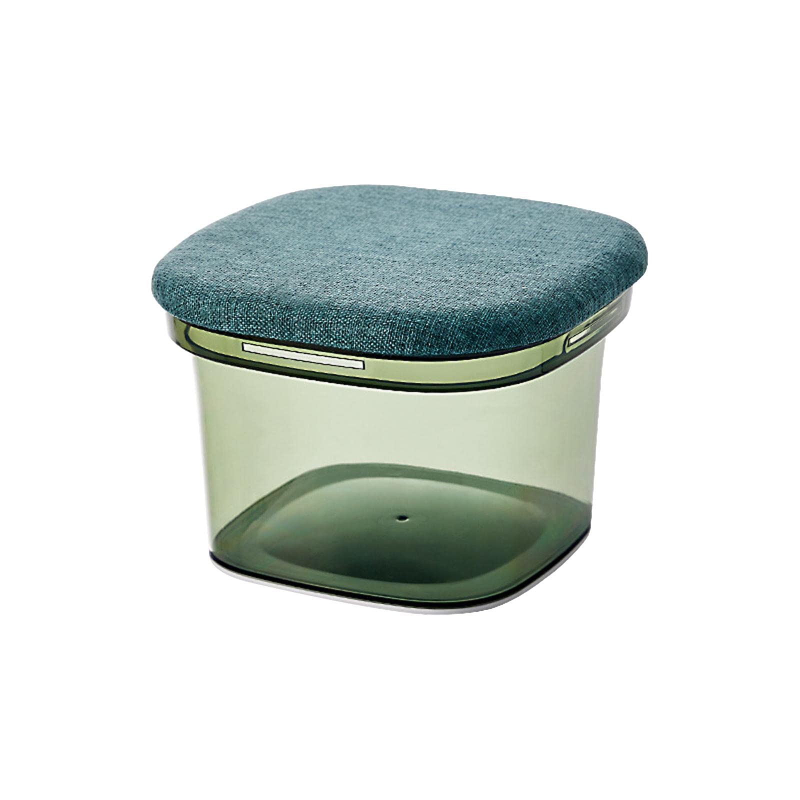Toys Storage Ottoman Shoe Stool Portable Clear Padded Seat for Living Room S Green| Ottomans, Footstools & Poufs|Home & Garden-image-25