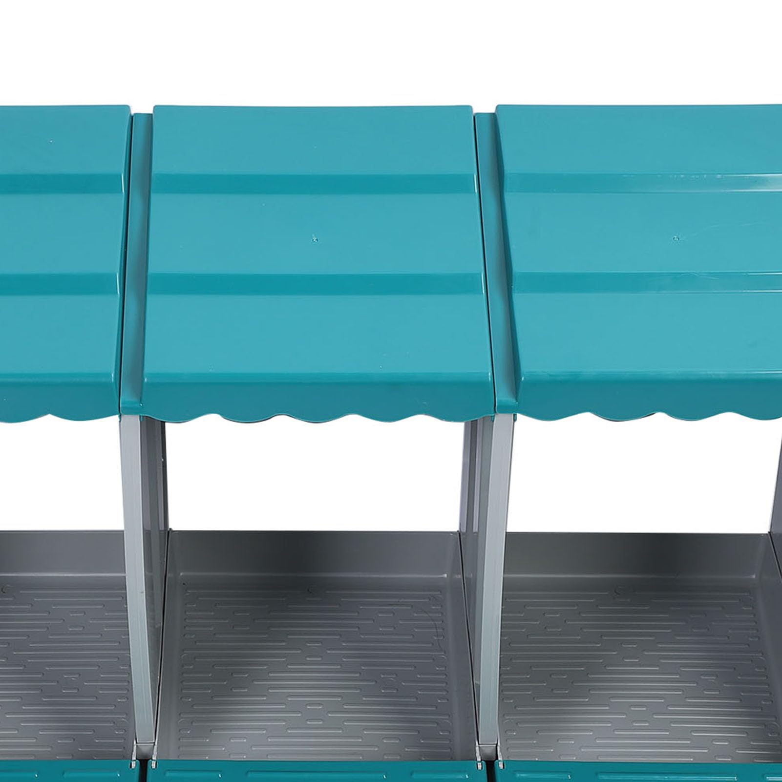 Caja Nido para Pollos Caja Nido para Pollos para Poner Huevos de PP Diseño Modular Extraíble de 6 Compartimentos Fácil Montaje y Limpieza para Gallinas, Patos, Aves de Corral en Gallineros y