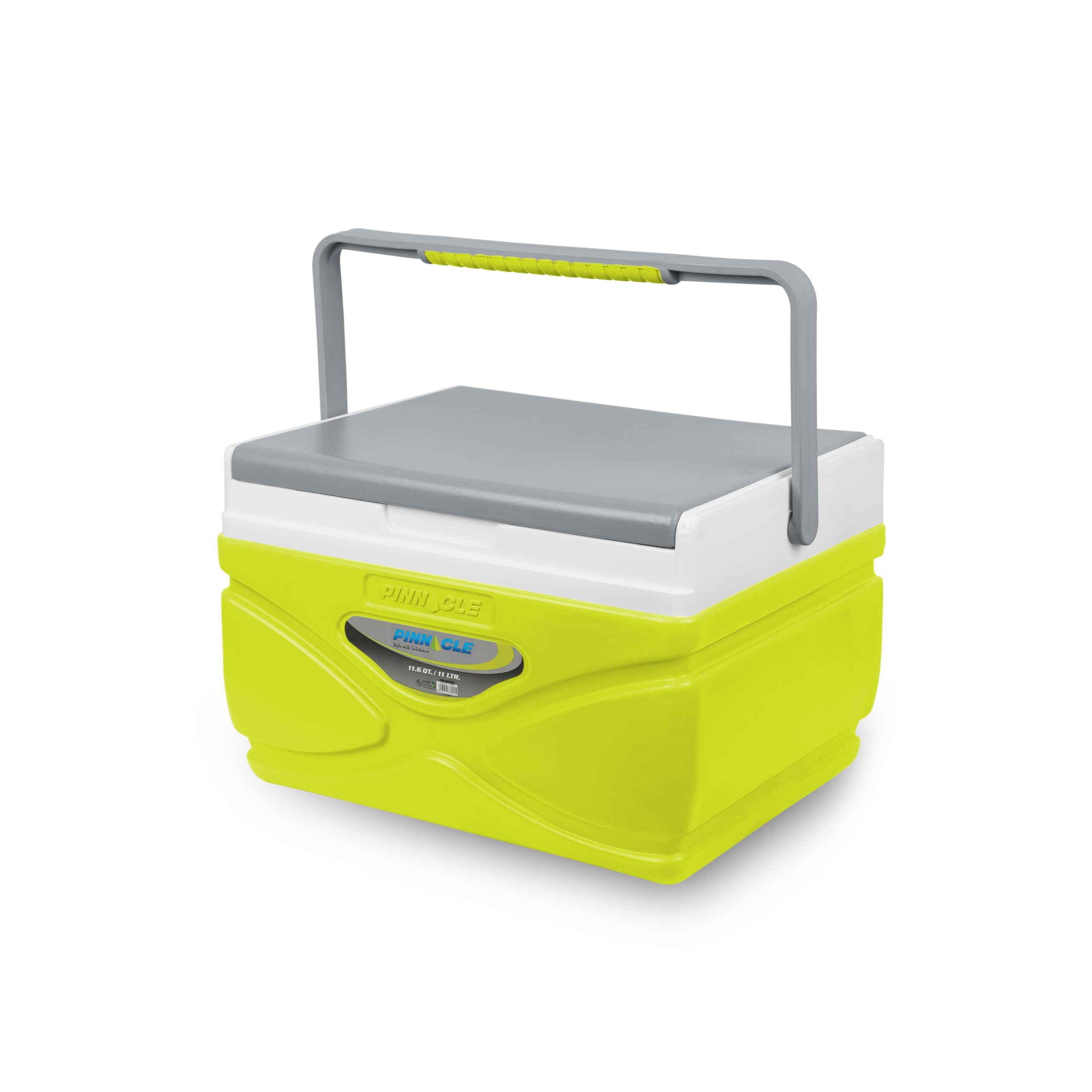 Pinnacle's Prudence 11L Chiller Ice Box | Fits 16 Cans | Hold Ice Upto 48hrs | Lid Used as Tray | Portable Insulated Ice Cooler Box for Car Travel,Parties, Medical, Picnics, Camping, Sports