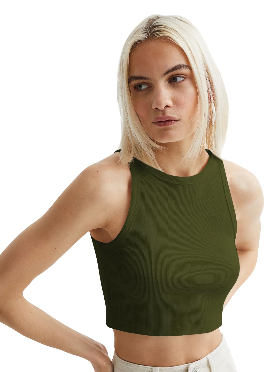keri perry Women's Spandex Solid Regular Crop top-picture-17
